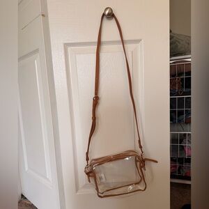 Clear crossbody bag